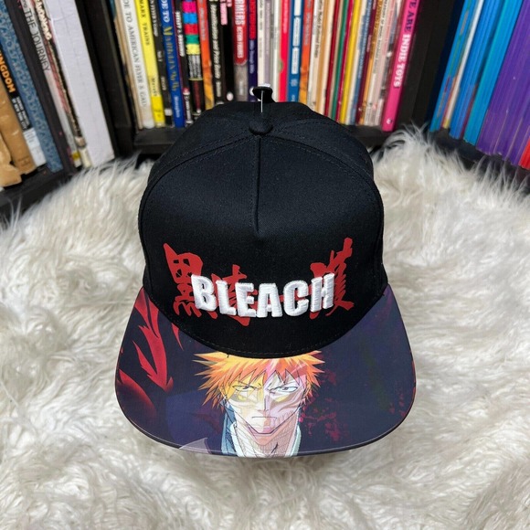 BLEACH ICHIGO KUROSAKI HOLLOW VIZARD HOLOGRAPHIC SNAPBACK HAT - Picture 2 of 7